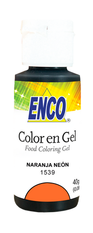 ENCO COLORES EN GEL 40G NARANJA NEON