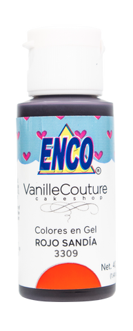 ENCO COLORES EN GEL 40G ROJO SANDIA