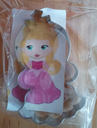 CORTADOR DE GALLETA LAMINA ESTANDAR 10CM PRINCESA AURORA