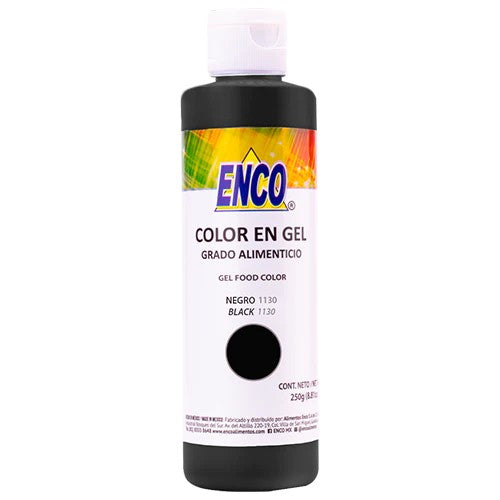 ENCO COLOR GEL SUPER  NEGRO 250G