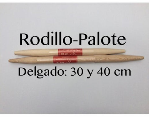 RODILLO PALOTE DE MADERA 30 CM